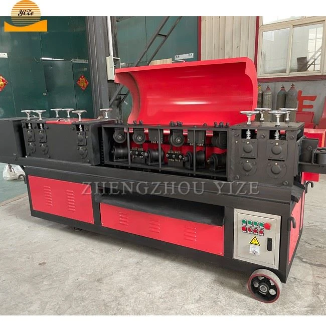 Stainless steel tube straightener pipe metal scaffold polishing derusting machine (2) Stainless steel tube straightener pipe metal scaffold polishing derusting machine (2)
